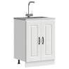  Sink Base Cabinet Kalmar White 60x46x81.5 cm Engineered Wood Colour white Quantity in Package 1 Model sink base cabinet 60 cm Number of 