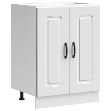 Kalmar White Sink Base Cabinet - 60x46x81.5 cm | Hipomarket