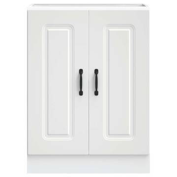 Kalmar White Sink Base Cabinet - 60x46x81.5 cm | Hipomarket