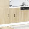 Sink Base Cabinet Kalmar Sonoma Oak - 60x46x81.5 cm | Hipo Market