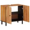 2 Piece Bathroom Cabinet Set - Solid Wood Acacia | Hipomarket