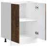 Kalmar Smoked Oak Sink Base Cabinet - 60x46x81.5 cm