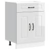 Kalmar High Gloss White Kitchen Base Cabinet | Durable Storage