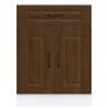 Kitchen Base Cabinet Kalmar Brown Oak - Durable & Spacious