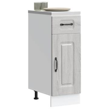 Kitchen Base Cabinet Kalmar Grey Sonoma - Durable & Stylish