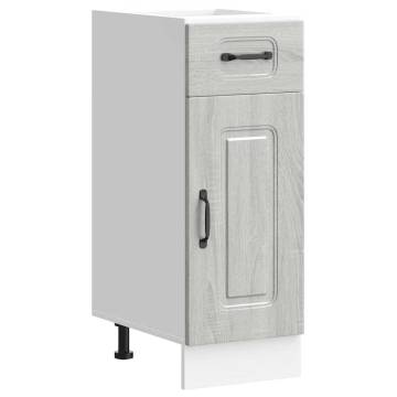 Kitchen Base Cabinet Kalmar Grey Sonoma - Durable & Stylish