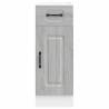 Kitchen Base Cabinet Kalmar Grey Sonoma - Durable & Stylish