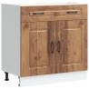 Kalmar Old Wood Kitchen Base Cabinet - Durable & Stylish Storage