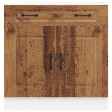 Kalmar Old Wood Kitchen Base Cabinet - Durable & Stylish Storage