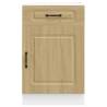 Kalmar Sonoma Oak Kitchen Base Cabinet - Ample Storage & Durable Desig