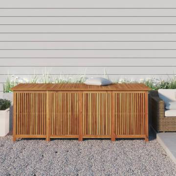 Garden Storage Box 200x80x75 cm Solid Wood Acacia - Hipomarket