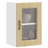  Kitchen Wall Cabinet with Glass Door Kalmar Sonoma Oak Engineered Wood Colour sonoma oak Quantity in Package 1 Model wall glass cabinet 40 cm Number of 