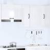 Kalmar High Gloss White Kitchen Wall Cabinet - Ample Storage