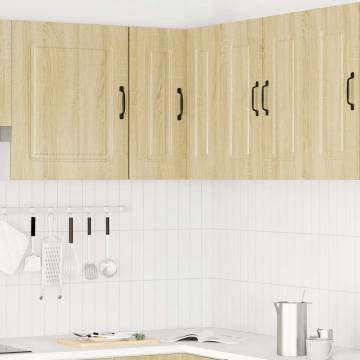 Kalmar Sonoma Oak Kitchen Wall Corner Cabinet - Space Saver