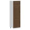 Kalmar Brown Oak Kitchen Cupboard - Ample Storage & Style