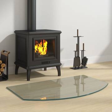 Fireplace Glass Plate 80x50 cm - High Quality & Durable