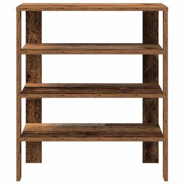 Shoe Rack Old Wood 61x32x70 cm - Stylish Storage Solution