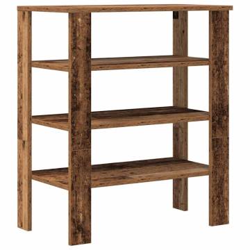 Shoe Rack Old Wood 61x32x70 cm - Stylish Storage Solution