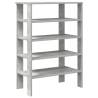 Shoe Rack Concrete Grey - Stylish & Space-Saving Design