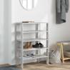 Shoe Rack Concrete Grey - Stylish & Space-Saving Design