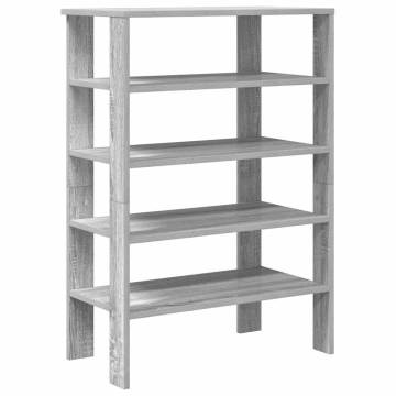 Shoe Rack Grey Sonoma - Stylish & Space-Saving Storage