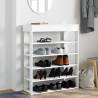 Shoe Rack White 80x30x98 cm - Stylish & Durable Storage Solution