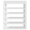 Shoe Rack White 80x30x98 cm - Stylish & Durable Storage Solution