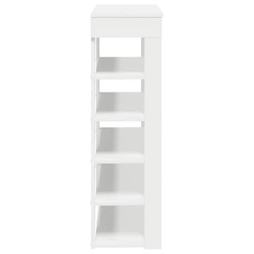 Shoe Rack White 80x30x98 cm - Stylish & Durable Storage Solution