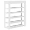 Shoe Rack White 80x30x98 cm - Stylish & Durable Storage Solution