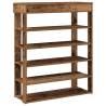 Shoe Rack Old Wood 80x30x98 cm - Stylish & Durable Storage