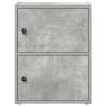 Stylish Concrete Grey Bookcase - 40x24x52 cm | Hipo Market