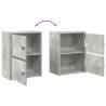 Stylish Concrete Grey Bookcase - 40x24x52 cm | Hipo Market