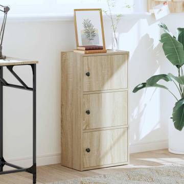 Sonoma Oak Bookcase - Stylish Storage Solution | Hipo Market