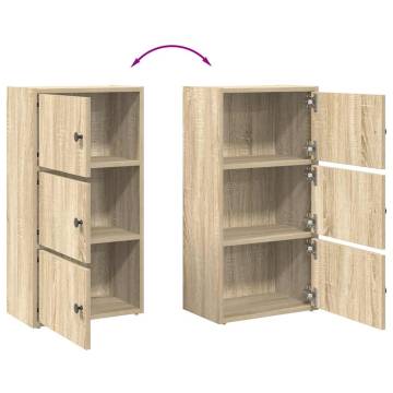 Sonoma Oak Bookcase - Stylish Storage Solution | Hipo Market