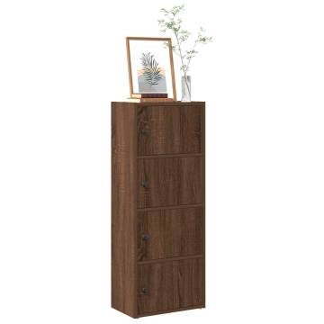 Brown Oak Bookcase - Stylish & Durable Storage Solution