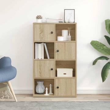 Sonoma Oak Bookcase - Stylish and Functional Storage Solution