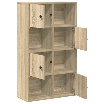 Sonoma Oak Bookcase - Stylish and Functional Storage Solution