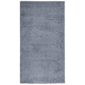 Shaggy Rug High Pile Modern Blue 60x110 cm - Soft & Durable