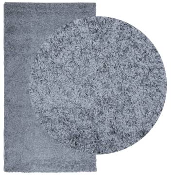 Shaggy Rug High Pile Modern Blue 60x110 cm - Soft & Durable