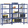  5-Layer Storage Shelves 3 pcs Blue Steel&Engineered Wood Colour blue Size 90 x 40 x 180 cm Quantity in Package 3 Amount 1 