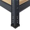 5-Layer Heavy Duty Shelves - Anthracite Steel & Engineered Wood