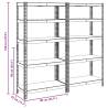 5-Layer Heavy Duty Shelves - Anthracite Steel & Engineered Wood