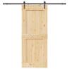  Sliding Door with Hardware Set 95x210 cm Solid Wood Pine Size 95 x 210 cm (213.5 cm) Quantity in Package 1 Model square 