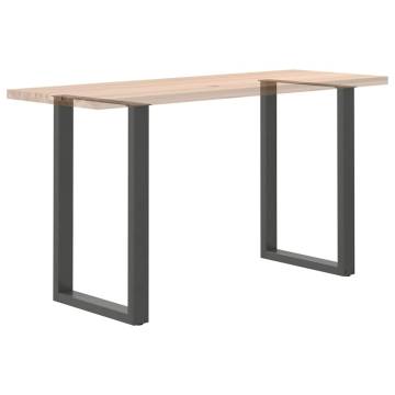 U-Shaped Coffee Table Legs - Anthracite Steel 60x(90-91) cm