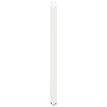 U-Shaped Coffee Table Legs - White Steel 50x(110-111) cm