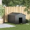 Durable Galvanised Steel Dog House with Roof - 113x153x101 cm