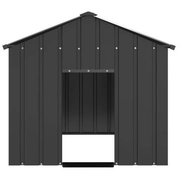 Durable Galvanised Steel Dog House with Roof - 113x153x101 cm