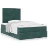  Ottoman Bed with Mattresses Dark Green 120x200cm Velvet Colour dark green Size 120 x 200 cm Model plain design 