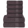  6 Piece Towel Set Anthracite 360 gsm 100% Cotton Colour anthracite Quantity in Package 1 