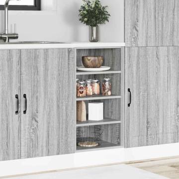 Bottom Cabinet Grey Sonoma - Durable Engineered Wood Storage